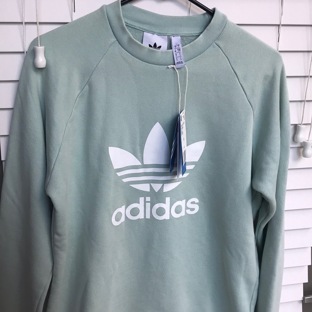 Adidas originals ash green sweater pullover - Picture 2 of 5